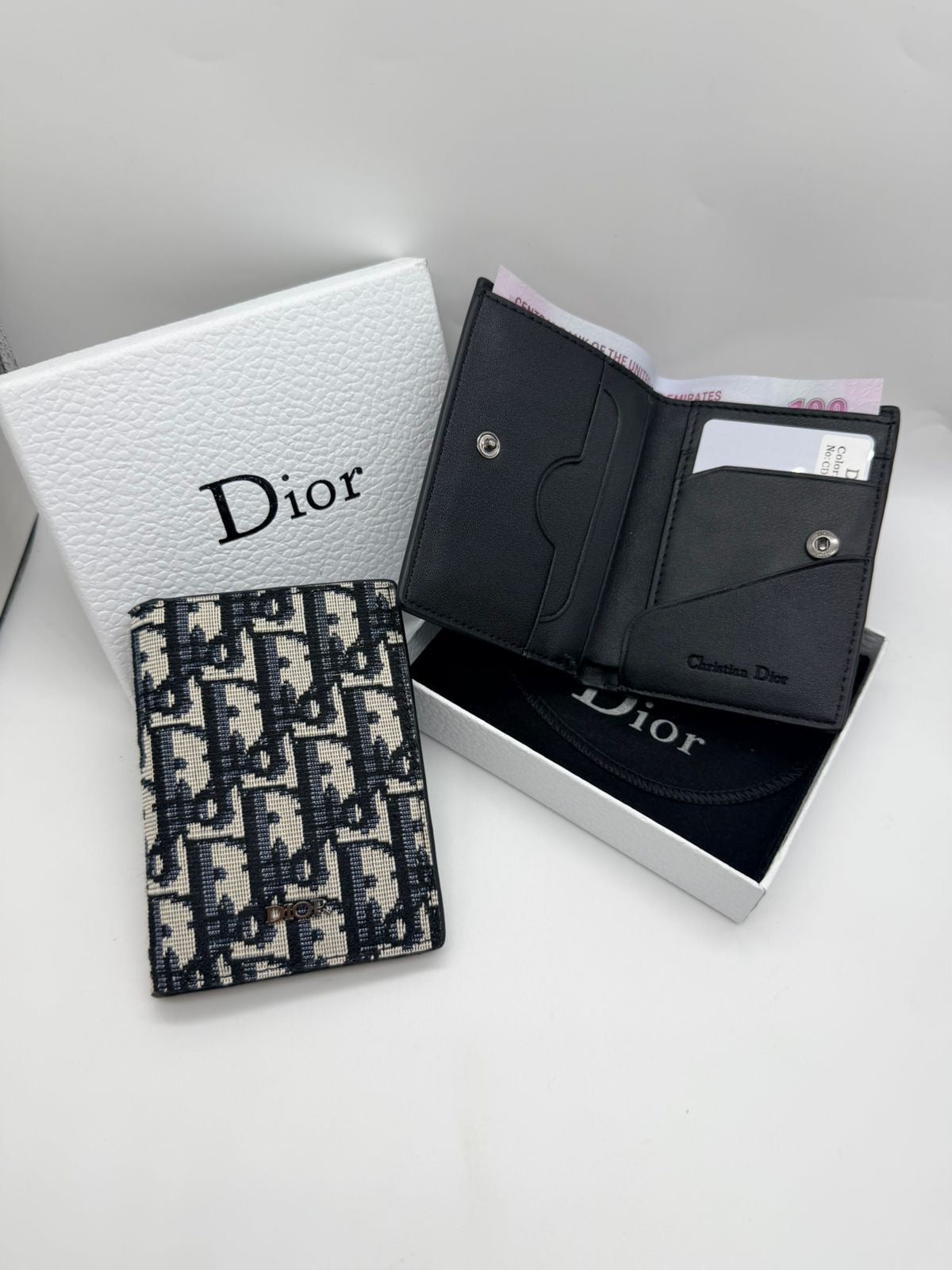 Dior card wallet