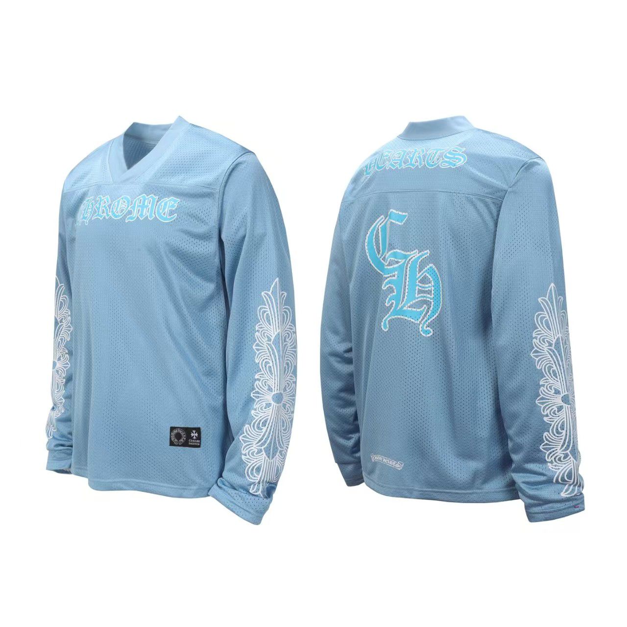 Chrome Hearts Mesh Stadium Football Jersey Long Sleeve