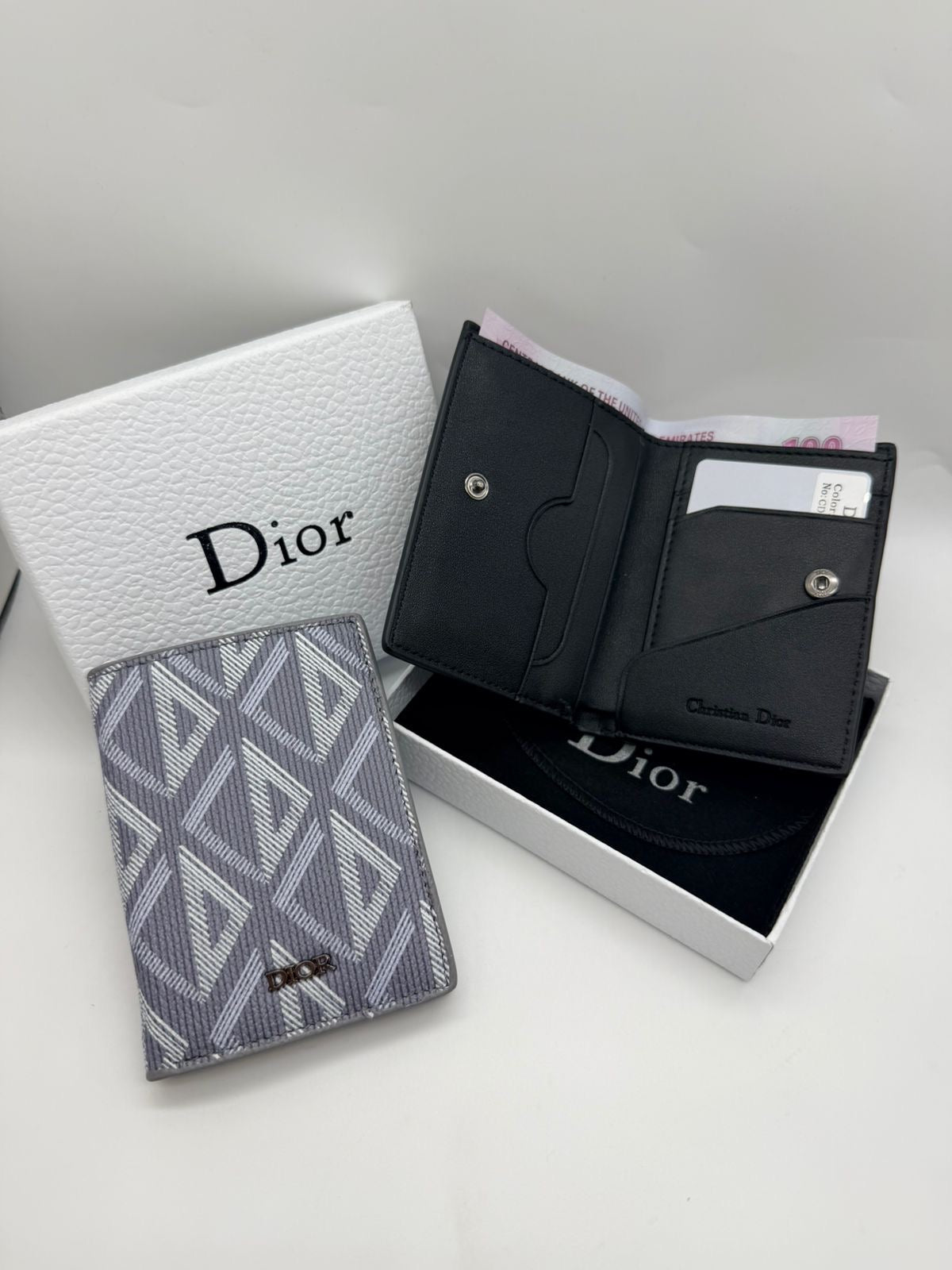 Dior card wallet