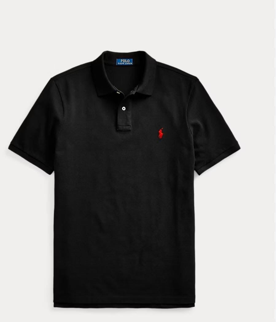 Polo Ralph Lauren Cotton Polo T- Shirt Black