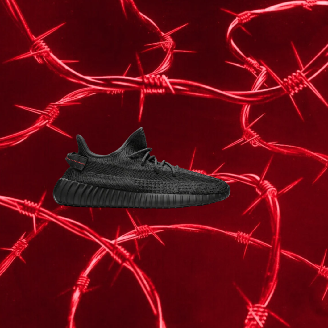 Yeezys Boost V2 Black Reflective