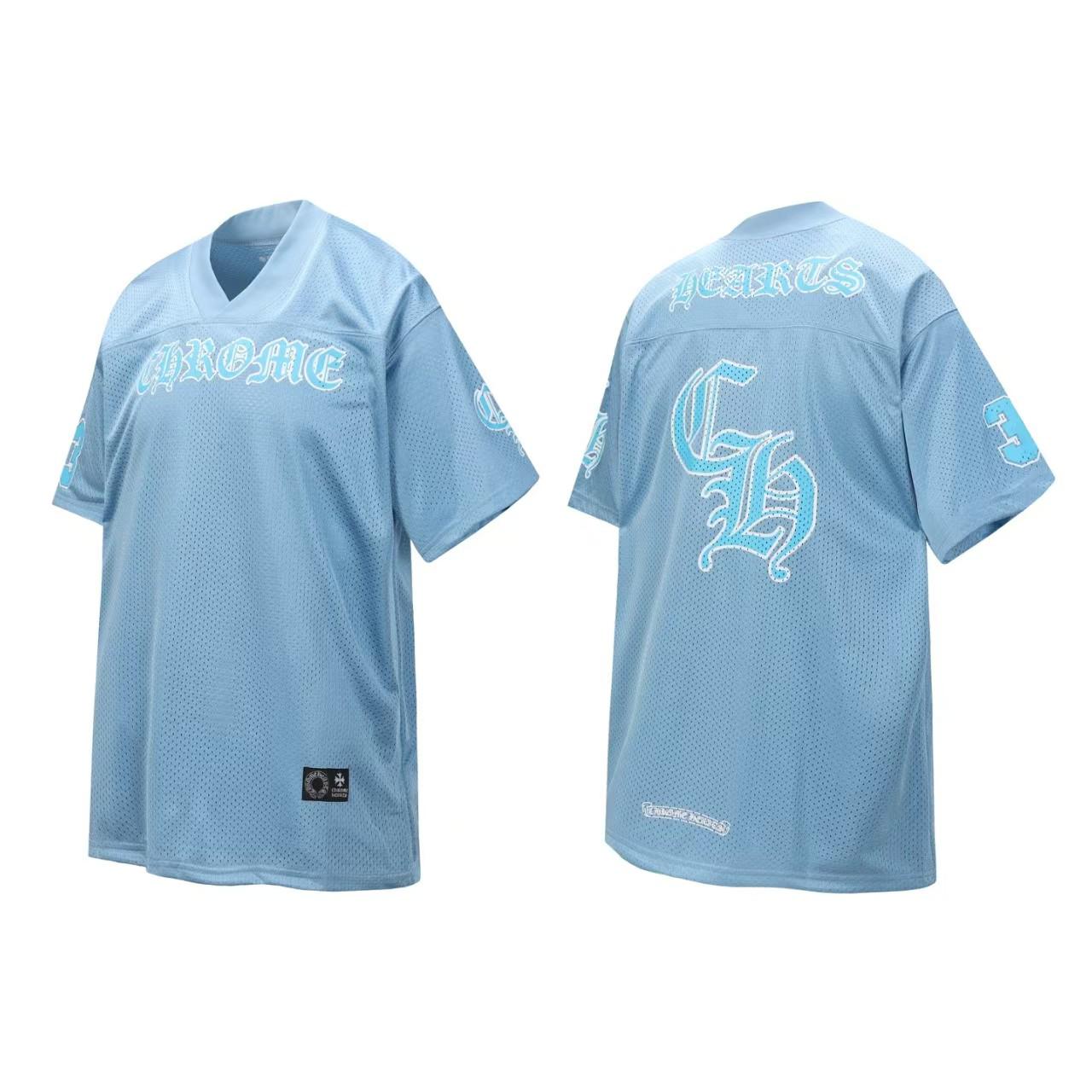 Chrome Hearts Mesh Stadium Football Jersey T-Shirt