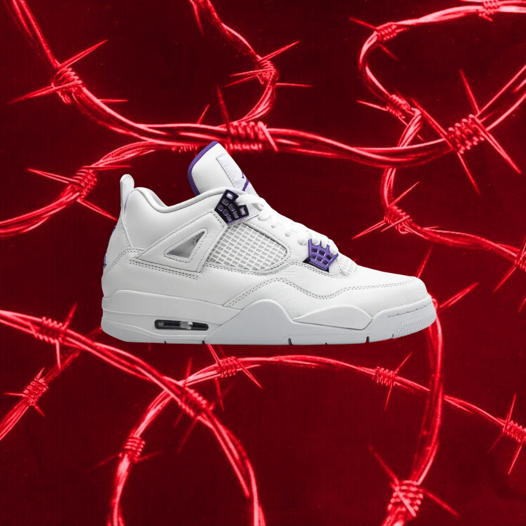 AIR JORDAN 4s Metallic Purple