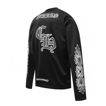 Chrome Hearts Mesh Stadium Football Jersey Long sleeve