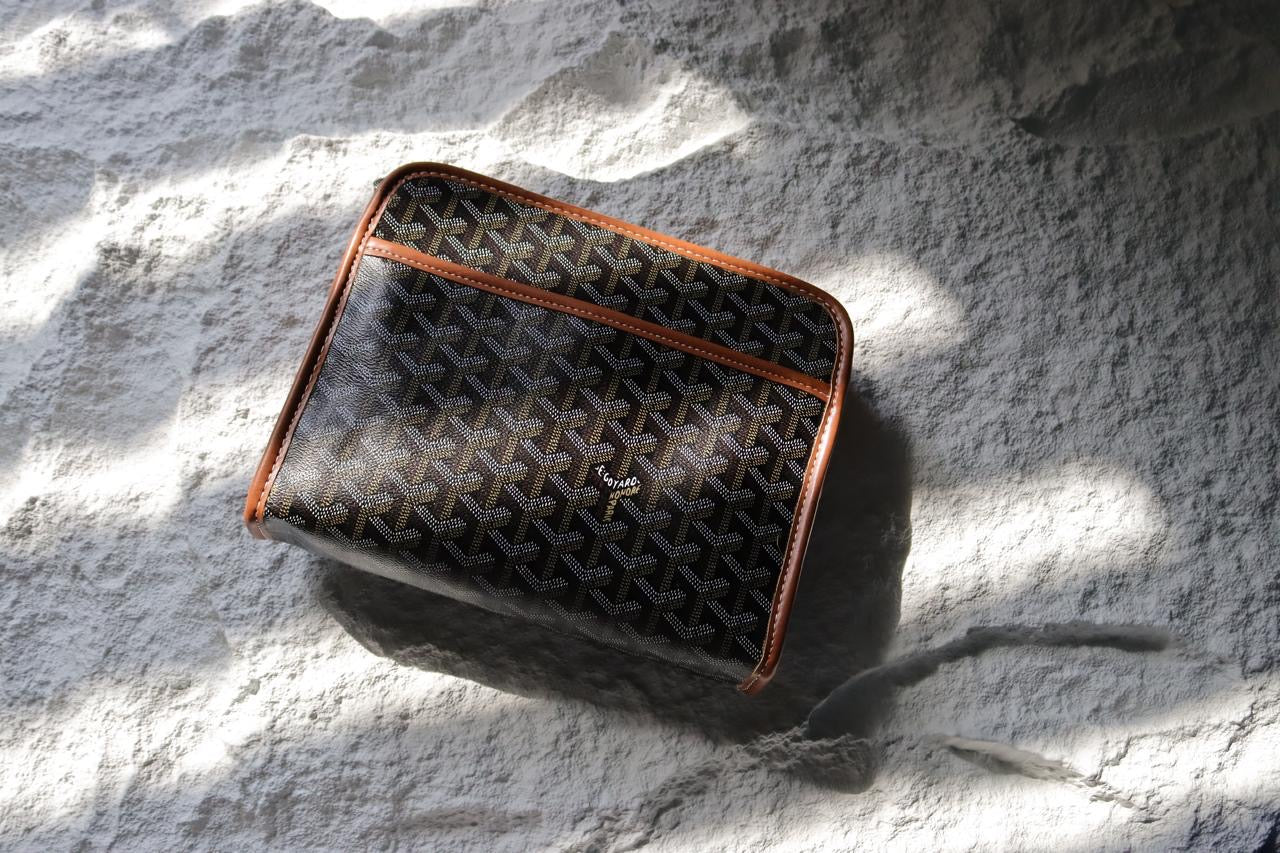 Goyard Clutch Bag Brown-Black