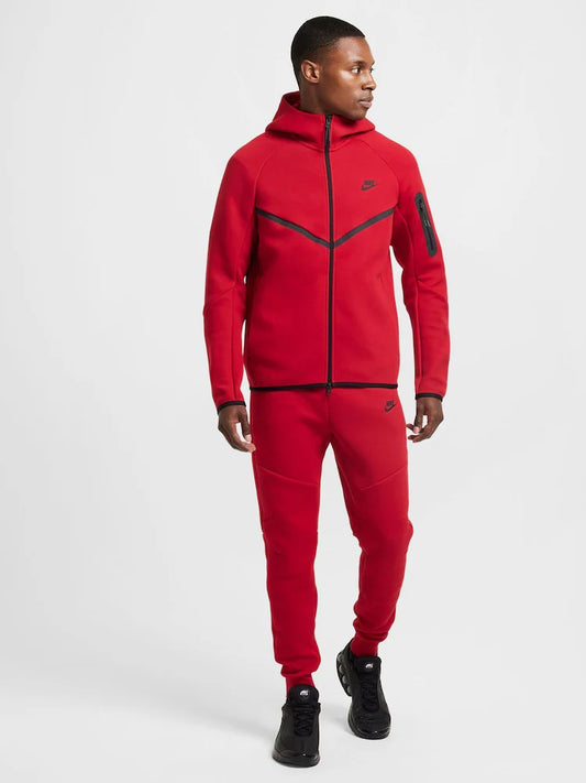 Red Tech Fleece TrackSuit