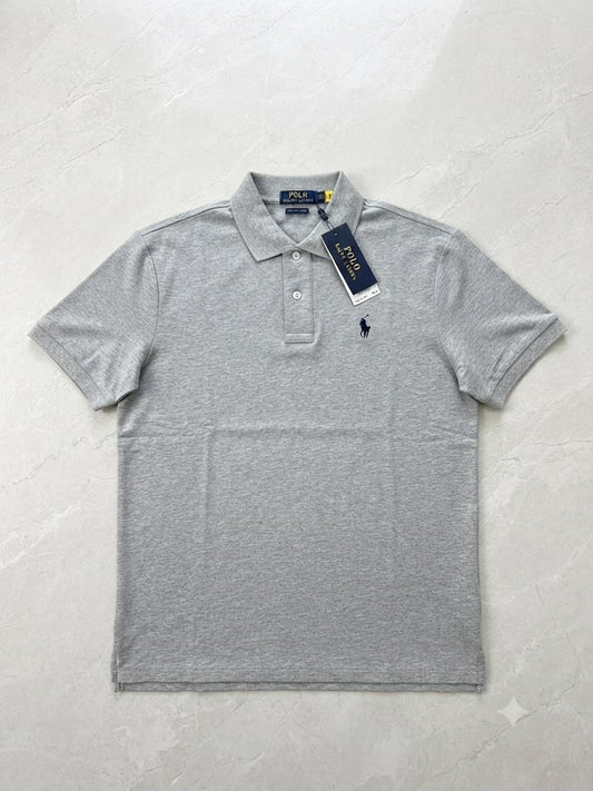 Polo Ralph Lauren Cotton Polo T- Shirt Grey