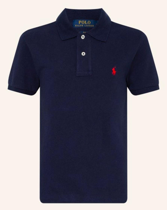 Polo Ralph Lauren Cotton Polo T- Shirt Navy