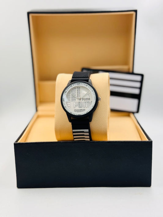Puma Kids Watch Black & White