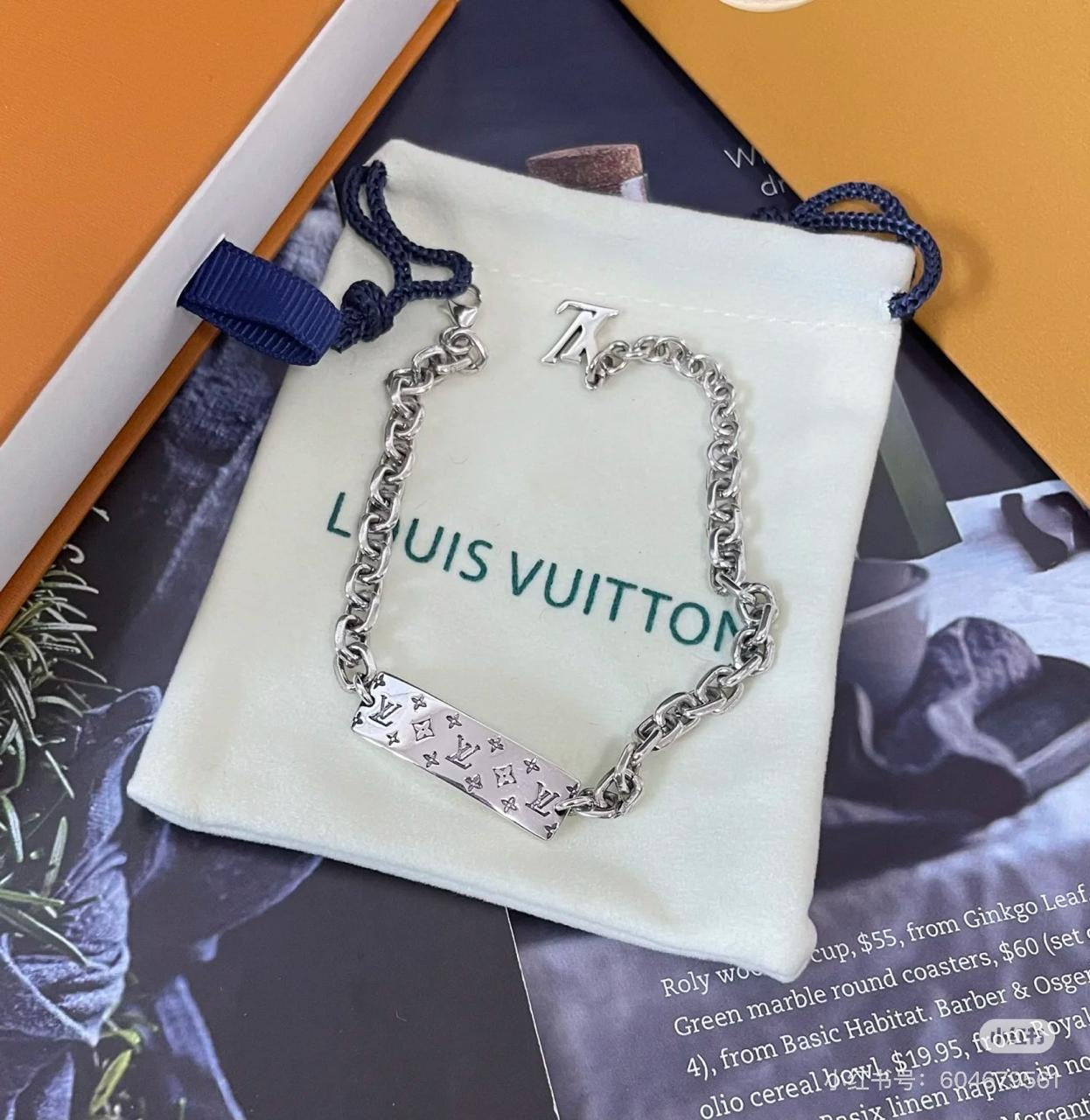 Louis Vuitton Monogram Chain Bracelet