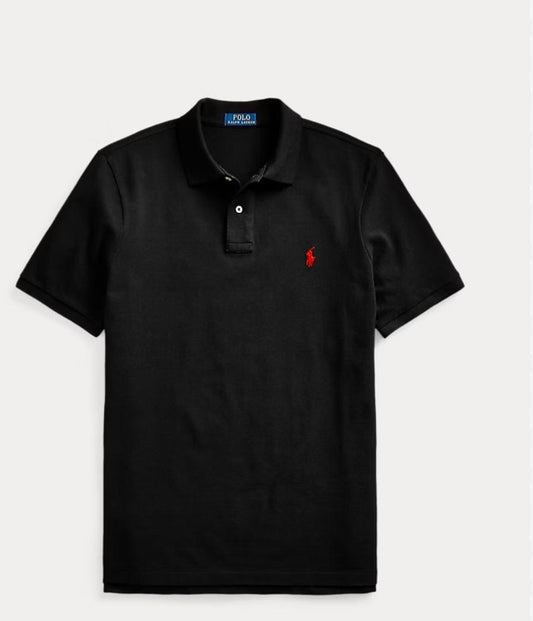 Polo Ralph Lauren Cotton Polo T- Shirt Black