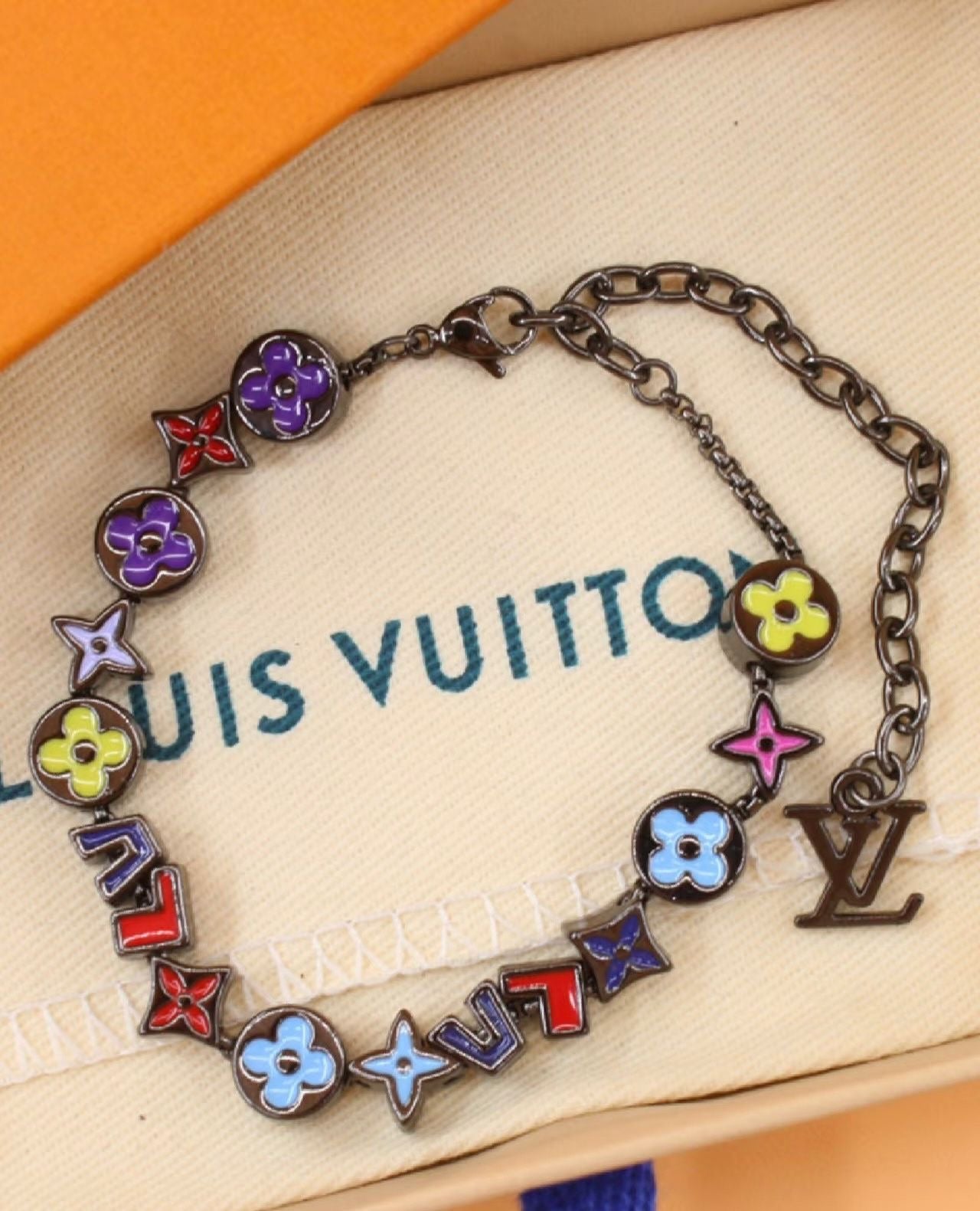 Louis Vuitton Monogram Chain Bracelet