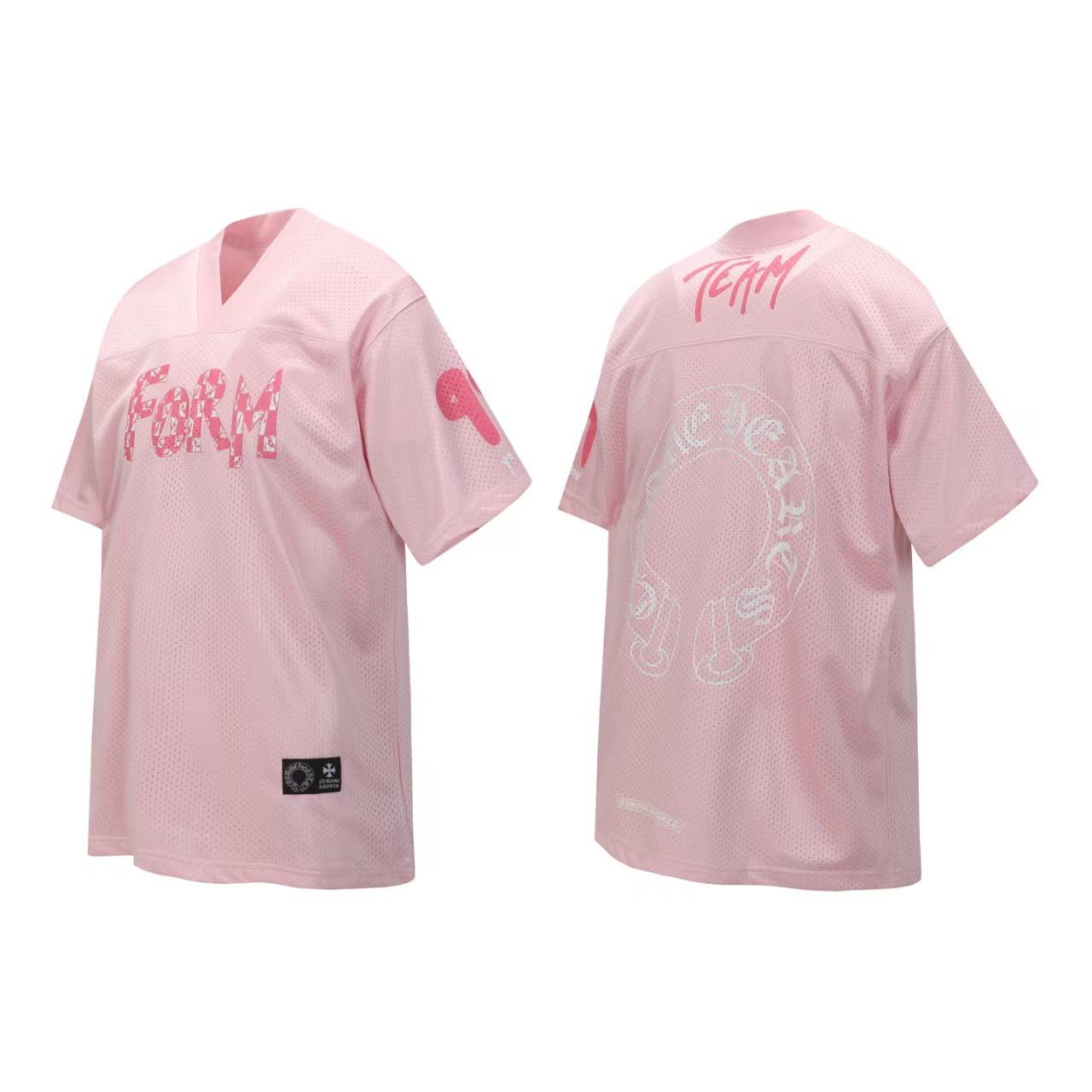 Chrome Hearts Mesh Stadium Football Jersey T-Shirts