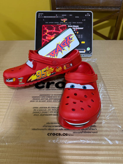 Crocs Classic Lightning McQueen' clog ‘Red’ 🎈