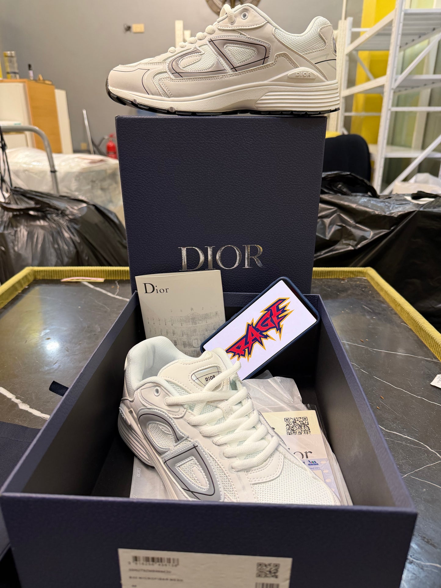 Dior B30 White Reflective