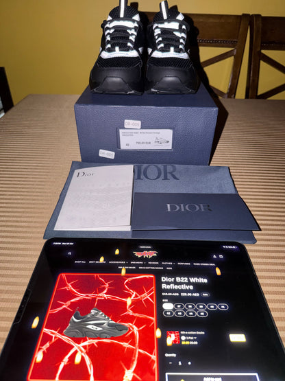 Dior B22 White Reflective