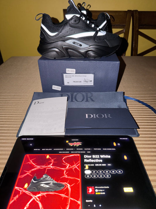 Dior B22 White Reflective