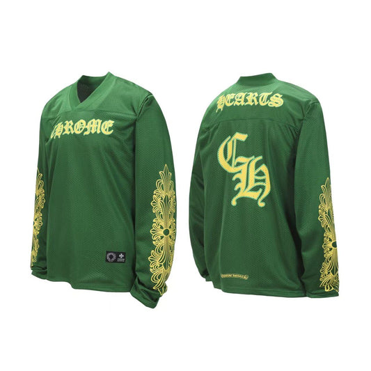 Chrome Hearts Mesh Stadium Football Jersey Long Sleeve
