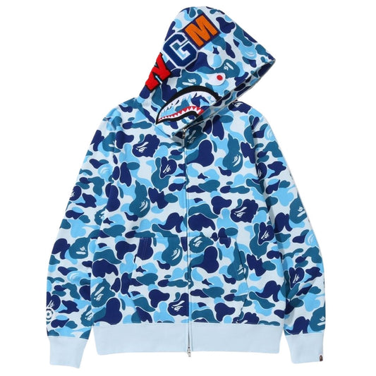 A Bathing Ape BAPE Shark Camo Hoodie