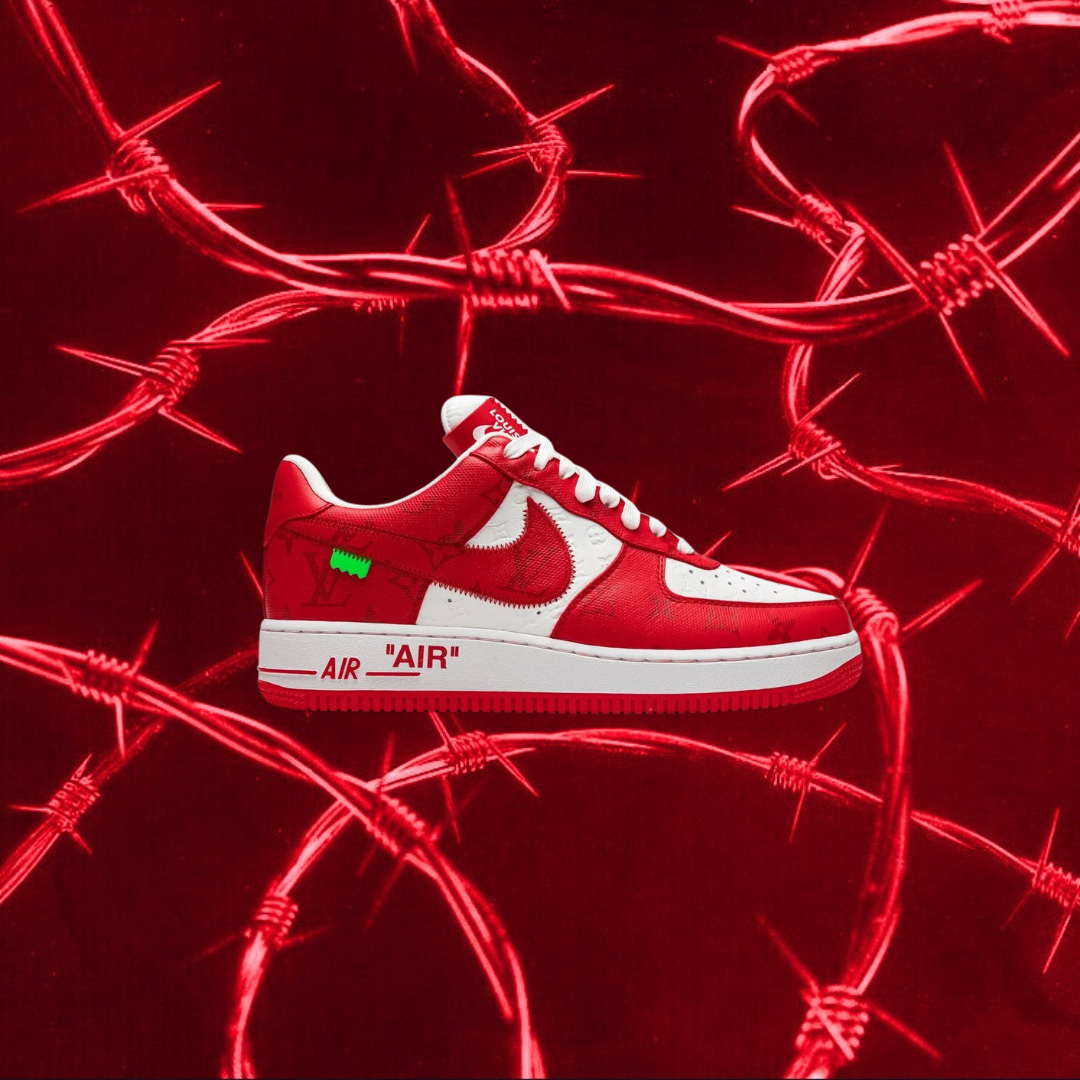 AIR FORCE ONE X LV RED 🍒