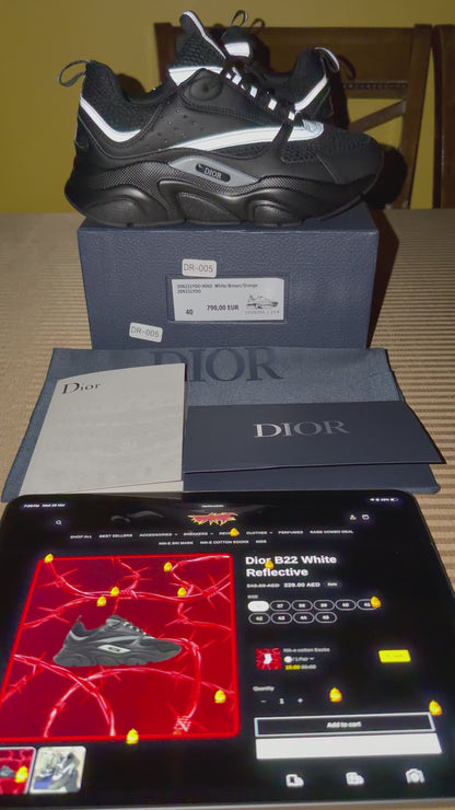 Dior B22 White Reflective